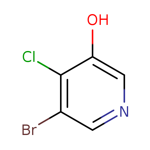 Clc1c(O)cncc1Br