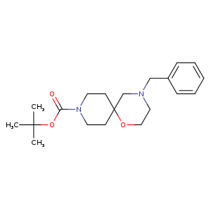 O=C(N1CCC2(CC1)OCCN(C2)Cc1ccccc1)OC(C)(C)C