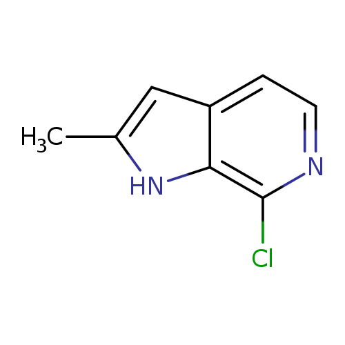 Cc1cc2c([nH]1)c(Cl)ncc2