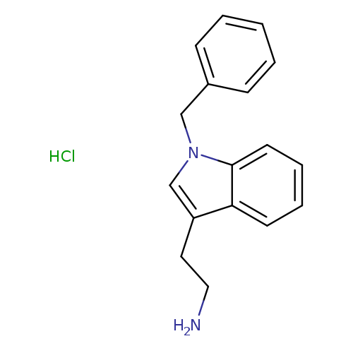 NCCc1cn(c2c1cccc2)Cc1ccccc1.Cl