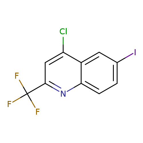 Ic1ccc2c(c1)c(Cl)cc(n2)C(F)(F)F