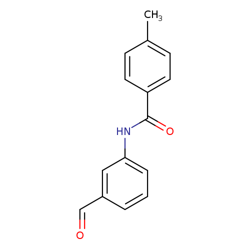 O=Cc1cccc(c1)NC(=O)c1ccc(cc1)C
