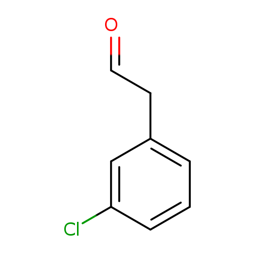 O=CCc1cccc(c1)Cl