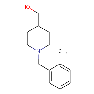 OCC1CCN(CC1)Cc1ccccc1C