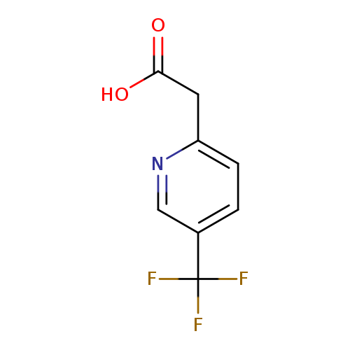 OC(=O)Cc1ccc(cn1)C(F)(F)F