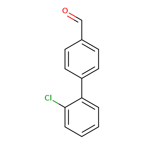 O=Cc1ccc(cc1)c1ccccc1Cl