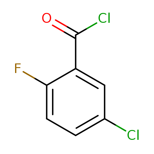 Clc1ccc(c(c1)C(=O)Cl)F