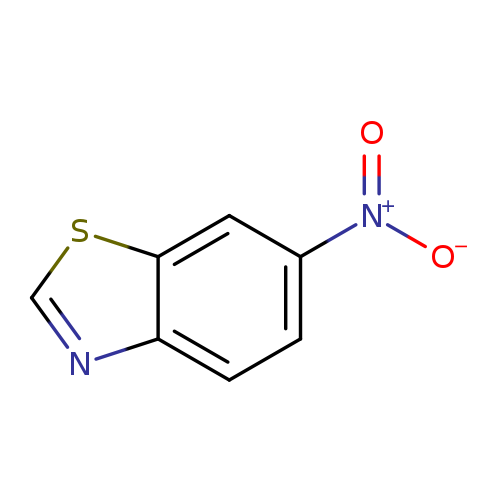 [O-][N+](=O)c1ccc2c(c1)scn2