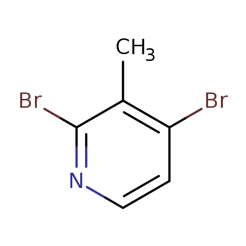 Cc1c(Br)ccnc1Br