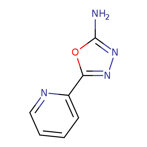 Nc1nnc(o1)c1ccccn1
