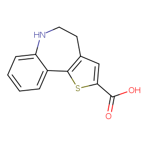 OC(=O)c1cc2c(s1)c1ccccc1NCC2