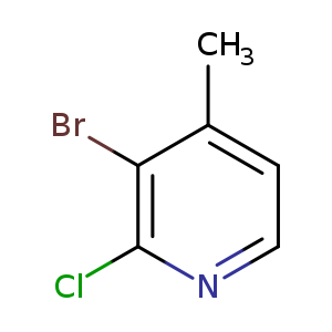 Cc1ccnc(c1Br)Cl
