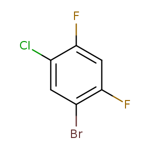 Fc1cc(F)c(cc1Cl)Br