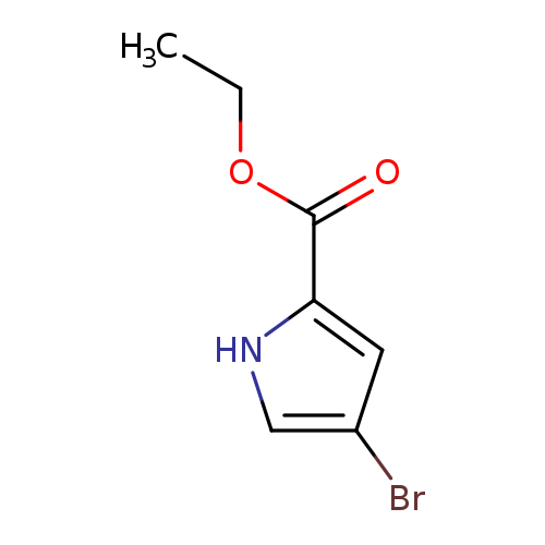 CCOC(=O)c1cc(c[nH]1)Br