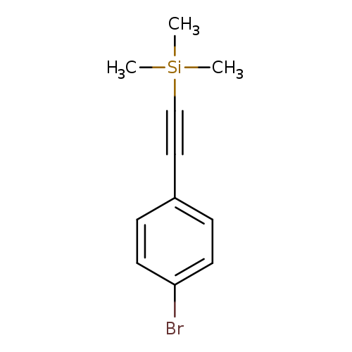 Brc1ccc(cc1)C#C[Si](C)(C)C