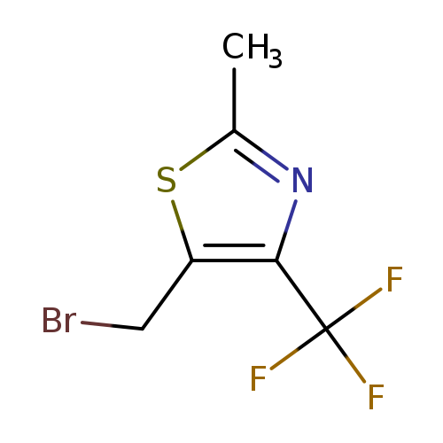 BrCc1sc(nc1C(F)(F)F)C