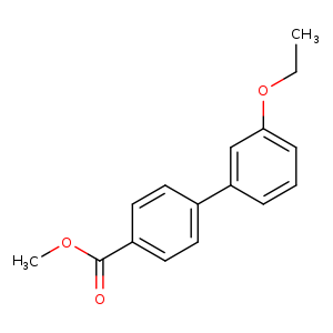 CCOc1cccc(c1)c1ccc(cc1)C(=O)OC