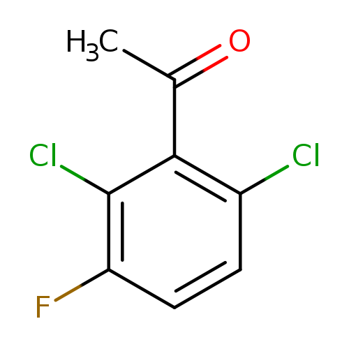 CC(=O)c1c(Cl)ccc(c1Cl)F