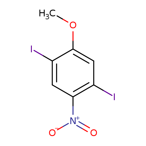 COc1cc(I)c(cc1I)[N+](=O)[O-]