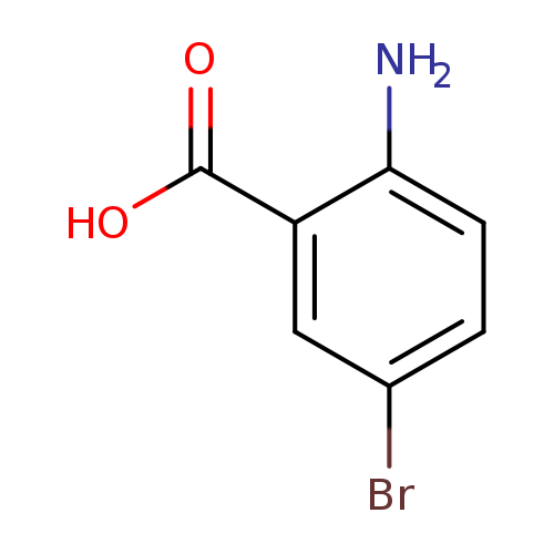 Brc1ccc(c(c1)C(=O)O)N