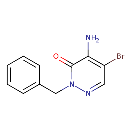 Brc1cnn(c(=O)c1N)Cc1ccccc1