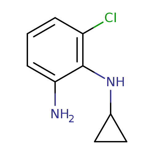 Nc1cccc(c1NC1CC1)Cl