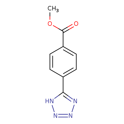 COC(=O)c1ccc(cc1)c1[nH]nnn1