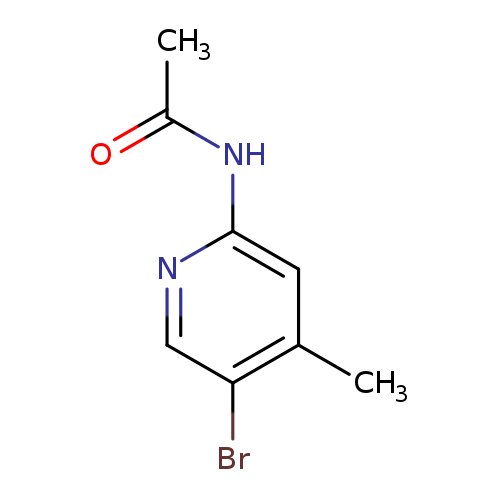 Cc1cc(NC(=O)C)ncc1Br