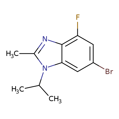 Brc1cc(F)c2c(c1)n(C(C)C)c(n2)C