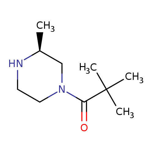C[C@@H]1NCCN(C1)C(=O)C(C)(C)C