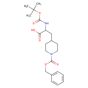 O=C(OC(C)(C)C)NC(C(=O)O)CC1CCN(CC1)C(=O)OCc1ccccc1