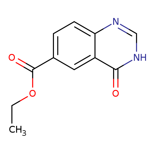 CCOC(=O)c1ccc2c(c1)c(=O)[nH]cn2