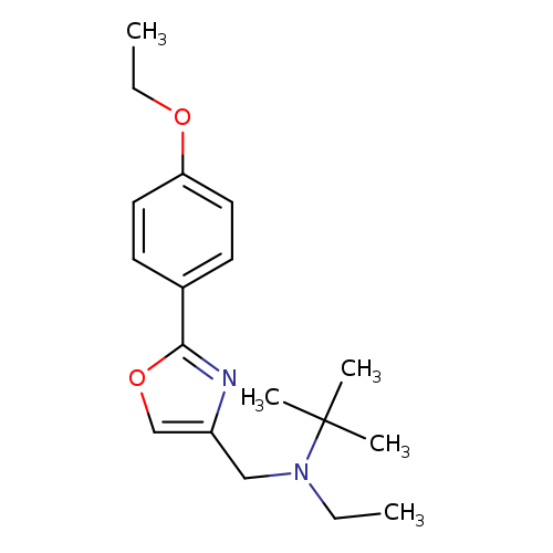 CCOc1ccc(cc1)c1occ(n1)CN(C(C)(C)C)CC