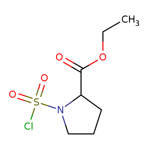 CCOC(=O)C1CCCN1S(=O)(=O)Cl