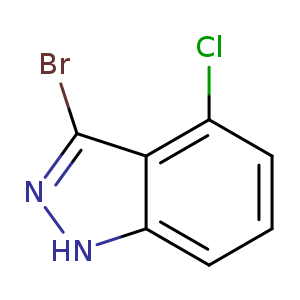 Clc1cccc2c1c(Br)n[nH]2