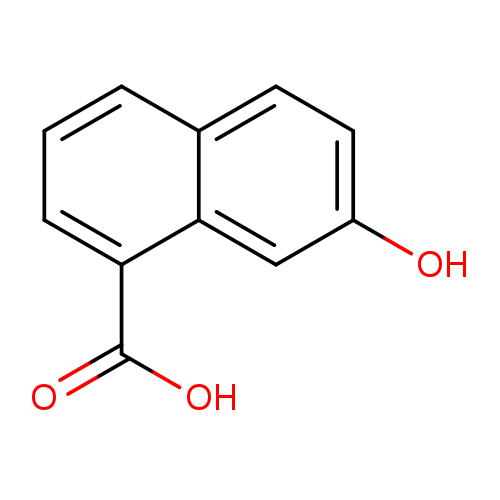 Oc1ccc2c(c1)c(ccc2)C(=O)O