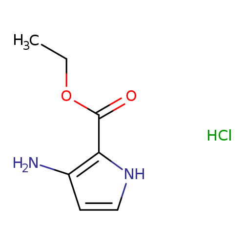 CCOC(=O)c1[nH]ccc1N.Cl