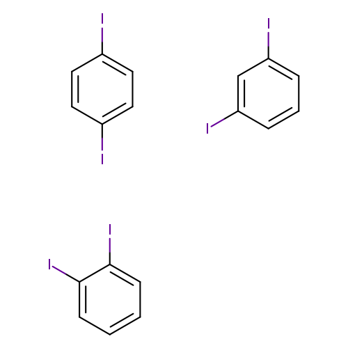 Ic1ccccc1I.Ic1cccc(c1)I.Ic1ccc(cc1)I