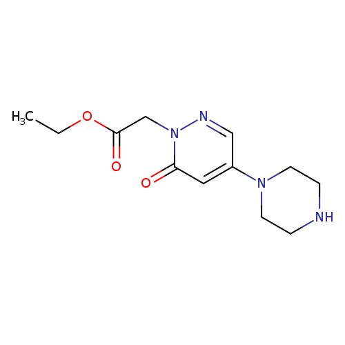 CCOC(=O)Cn1ncc(cc1=O)N1CCNCC1