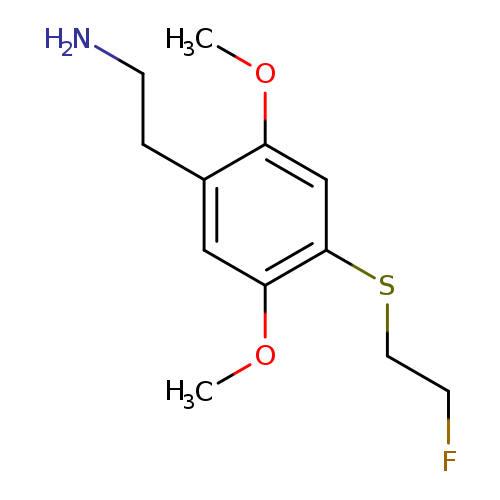 NCCc1cc(OC)c(cc1OC)SCCF