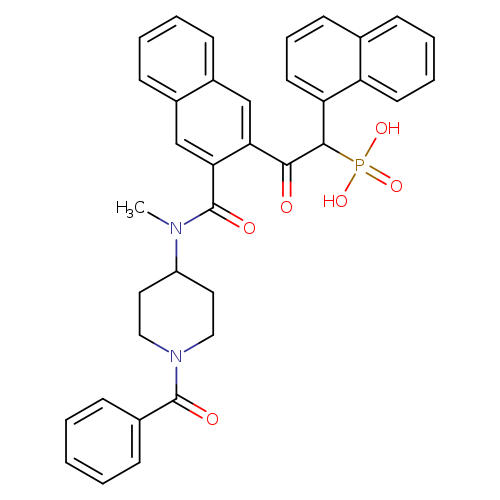 O=C(c1ccccc1)N1CCC(CC1)N(C(=O)c1cc2ccccc2cc1C(=O)C(P(=O)(O)O)c1cccc2c1cccc2)C