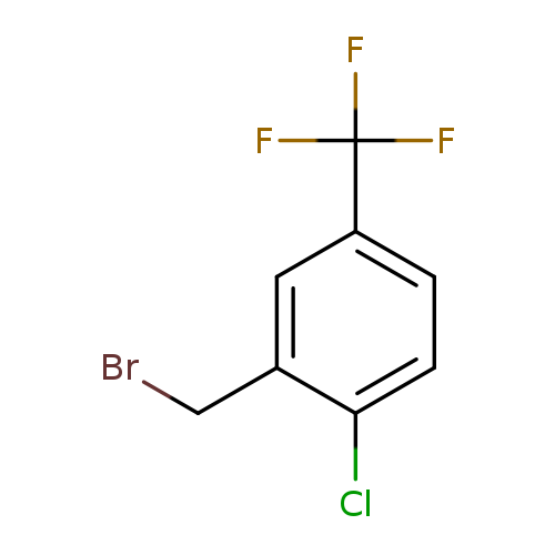 BrCc1cc(ccc1Cl)C(F)(F)F