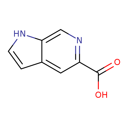 OC(=O)c1cc2cc[nH]c2cn1