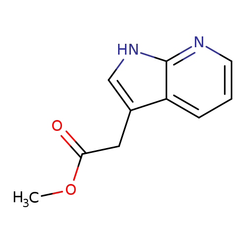 COC(=O)Cc1c[nH]c2c1cccn2