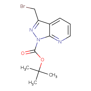 BrCc1nn(c2c1cccn2)C(=O)OC(C)(C)C
