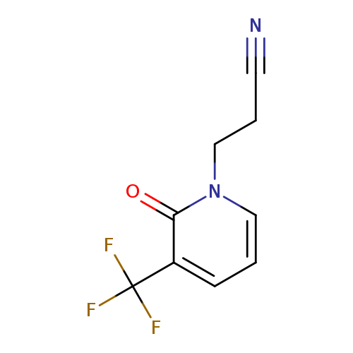 N#CCCn1cccc(c1=O)C(F)(F)F