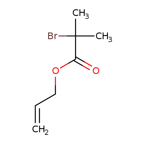 C=CCOC(=O)C(Br)(C)C