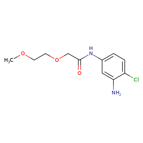 COCCOCC(=O)Nc1ccc(c(c1)N)Cl