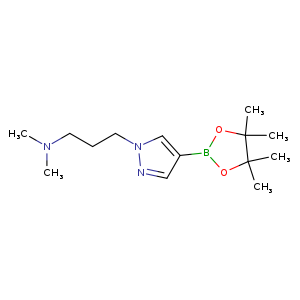 CN(CCCn1ncc(c1)B1OC(C(O1)(C)C)(C)C)C