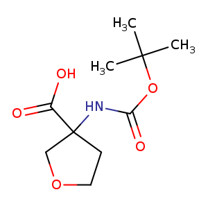 O=C(NC1(COCC1)C(=O)O)OC(C)(C)C